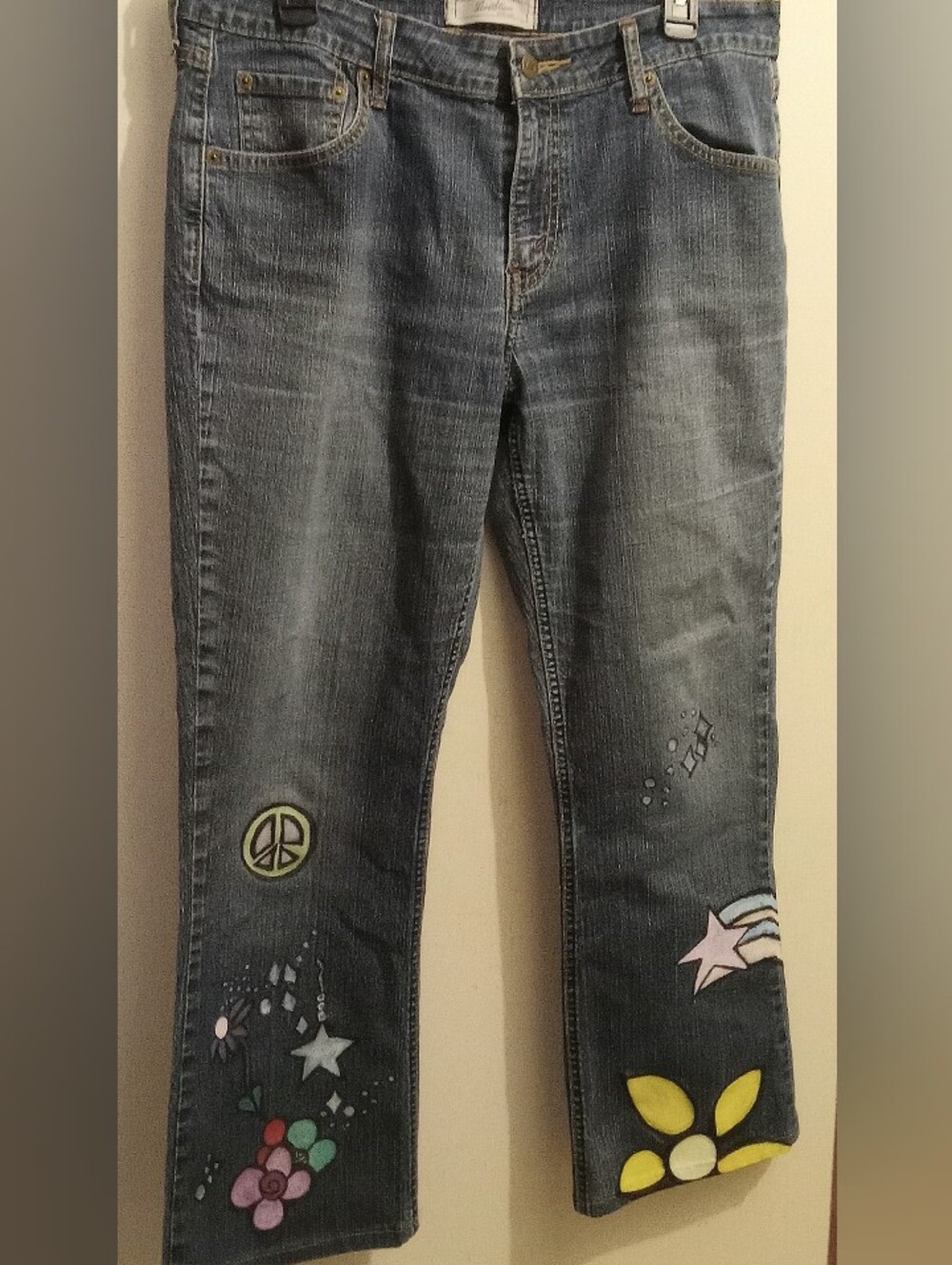 "Hip Fest" Customized Levi's Size 12